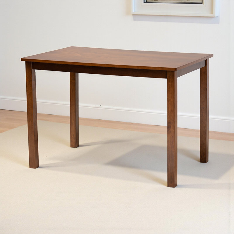 Fraserburgh 5-Pc Dining Set in Grey Fabric and Walnut Finish Wood, 37.4'' H X 18.5'' W X 19.88'' D, Brown, Light Gray