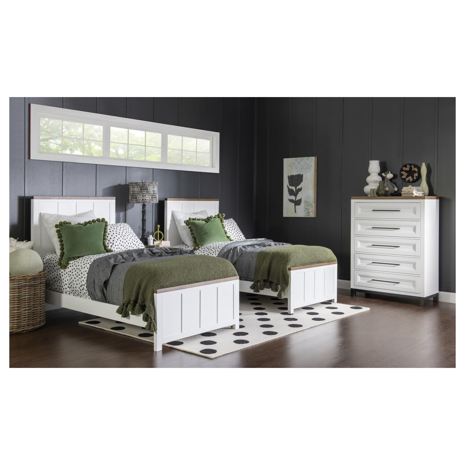 Complete Panel Bed, Twin