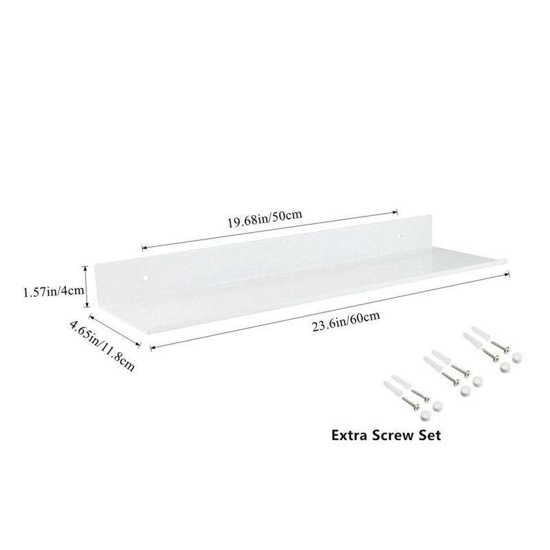 Metnal Wall Shelf, White
