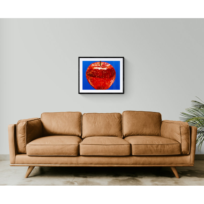 Big Apple Print by Tom Blood, Black Framed Paper, 24" H x 30" W