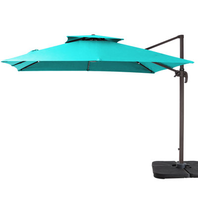 Parasol carré en porte-à-faux 120 "