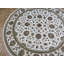 Tapis à la main beige/brun 9 pi 11 po one-of-kind noué la Josephson