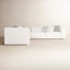 Bliss Upholstered Chenille L-Shaped Sectional