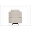Fauteuil inclinable oscillant en chenille gris clair Galya
