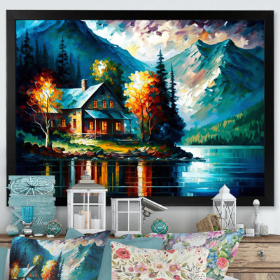 " Colorful Lakehouse By The Lake II "