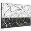 Impression d'art mural encadré minimaliste noir et blanc à lignes abstraites minimalistes (assemblage de cadre requis)-105504136