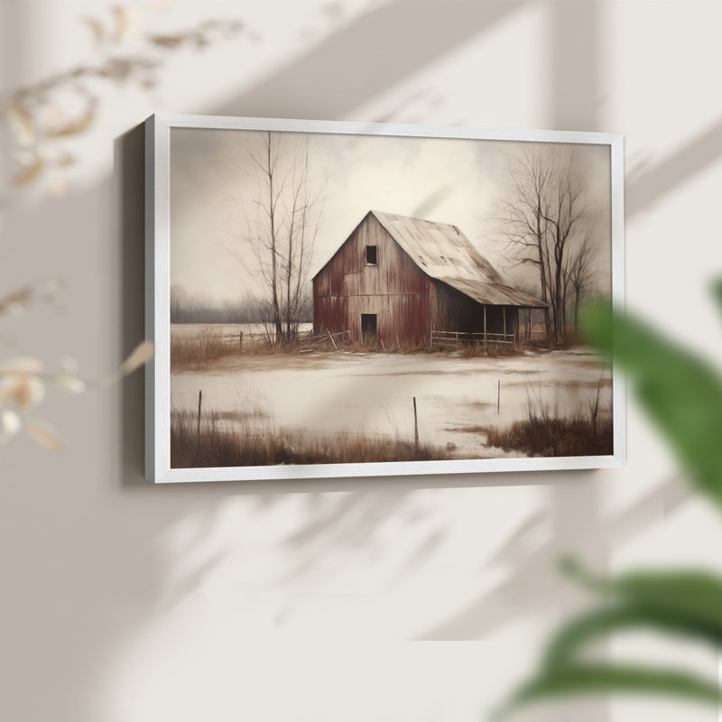 «Chirstmas Art» - CMLxxxxi - Reproduction encadrée - Restickable, H 22 po x l 28 po, Blanc