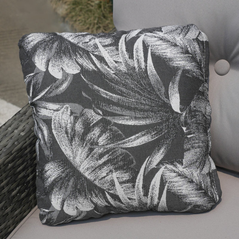 Coussin décoratif intérieur / extérieur en coton réversible