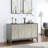 Stevensville Grey Four Door Credenza