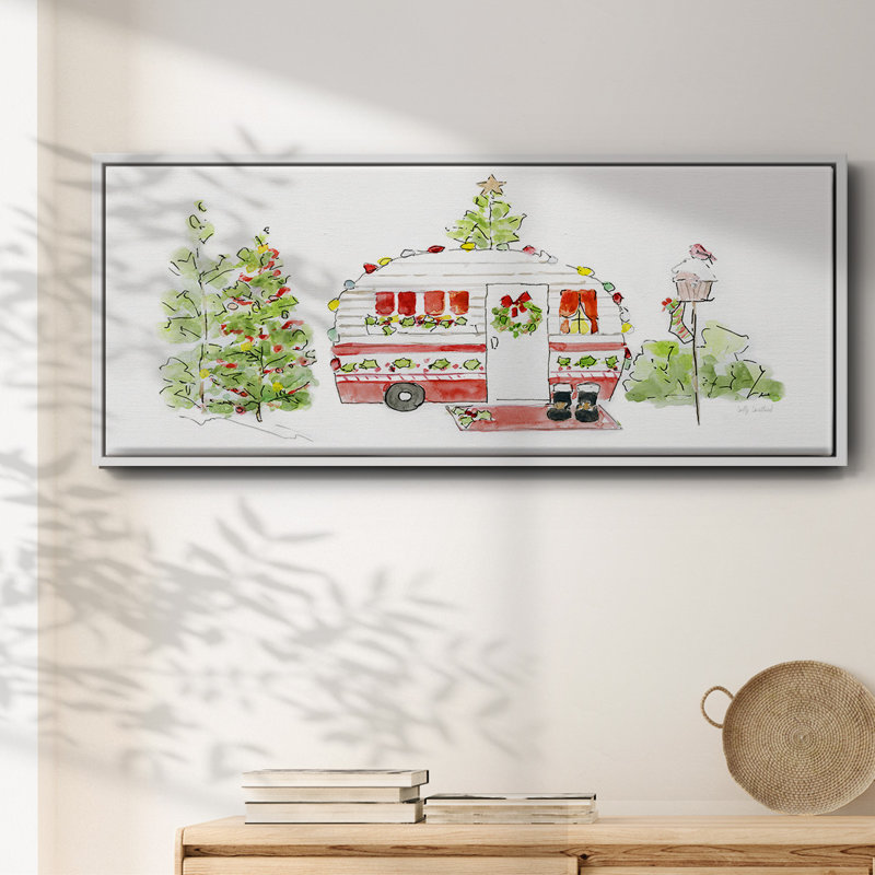 Holiday Camper II- Framed Canvas