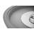 Rose Bowl 48" Outdoor Light Grey Concrete Fire Pit 60,000 BTU - Includes Lava Rocks & PVC Cover-107085117