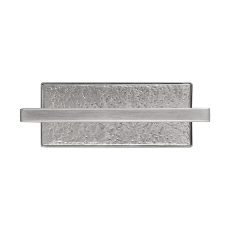 Bijou Ember Collection Handle Pull - Contemporary Hardware for Drawers & Cabinets, Satin Nickel, 3"