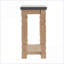 Table basse rustique moderne pour le salon, bois de sapin et amp; Placage en panneau de fibres à densité moyenne, pieds tournés décoratifs