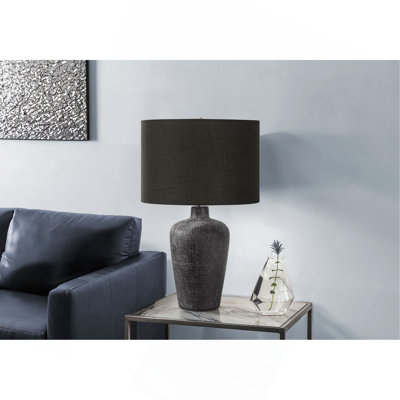 Lampe de table, 61 cm de hauteur, abat-jour en céramique, style contemporain