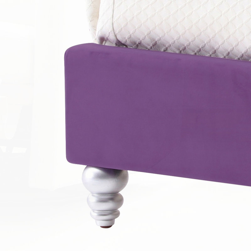 Transitional Upholstered Full Bed