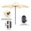 Parasol de marché 13 pi Lebron-1397944094