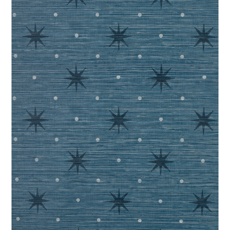 Albert Hadley Wallpaper Roll by Albert Hadley, Navy