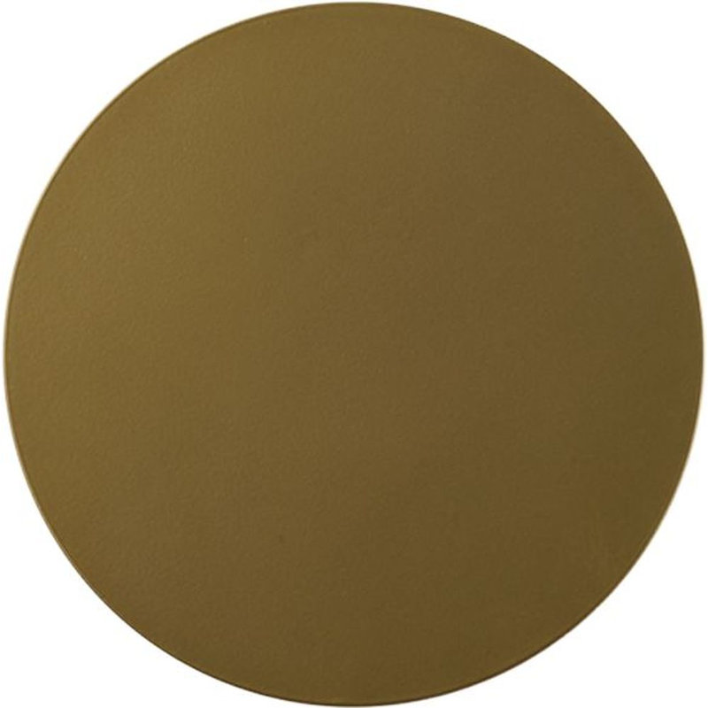 Schaller Glass LED Flush Mounted Sconce, Gold, 40cm H x 40cm W x 3cm D