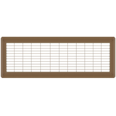 Gril de plancher brun de gros calibre