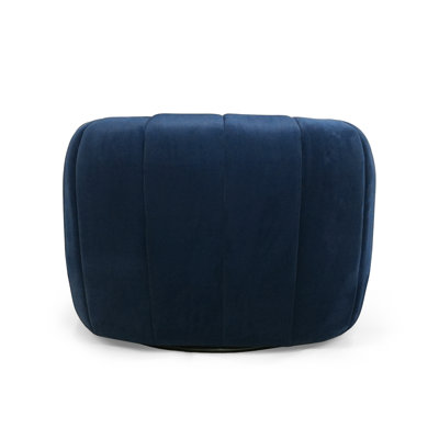 Maravilla Upholstered Swivel Barrel Chair