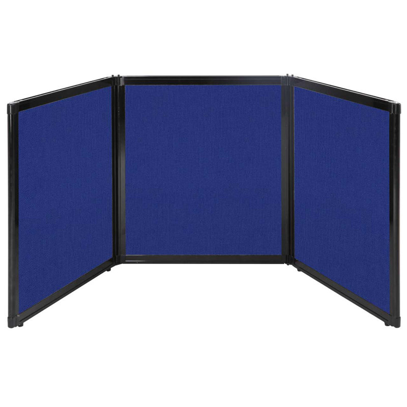 Versare Tabletop Booth Display, Royal Blue, 36" x 99"