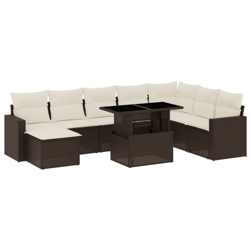 Ensemble de canapé de jardin Vidaxl