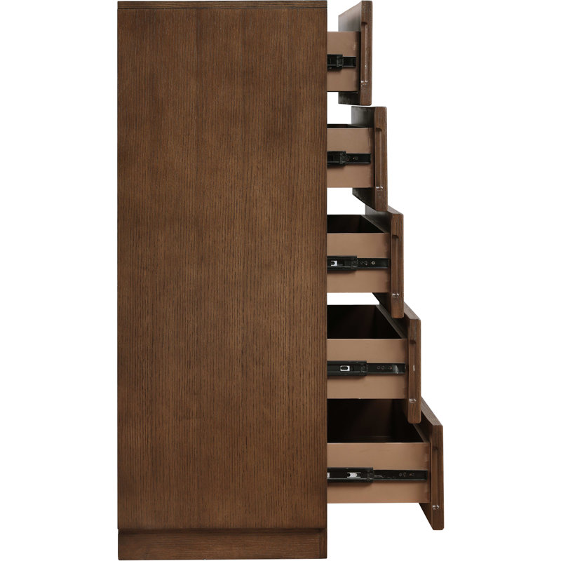 Commode tissée Hatherop, Brun