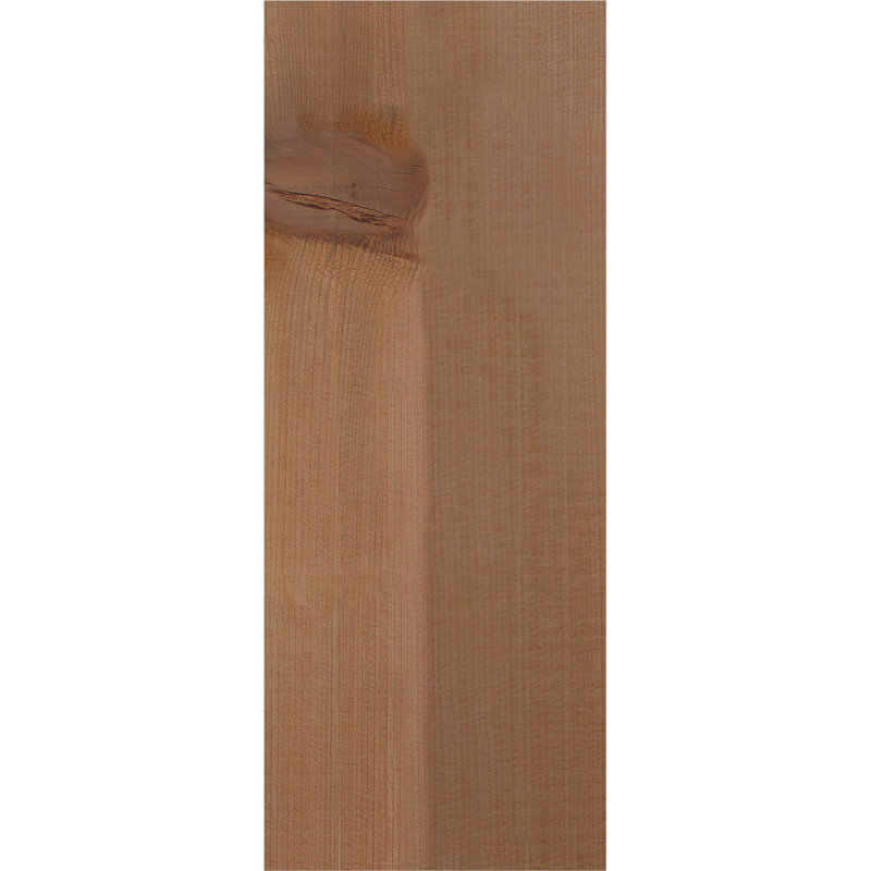 Crestline Corbel w/Backplate, 14" H x 5.5" W x 10" D, Smooth, Western Red Cedar