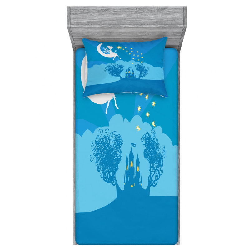 Microfiber Sheet Set, Twin XL Sheet Set with Fitted Sheet