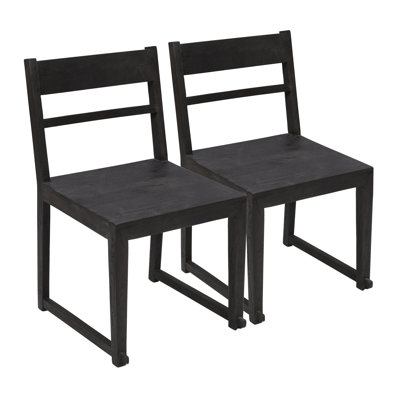 18'' H Solid Wood Side Chair
