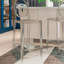 Theodore Clear Stool With Back