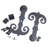 Black Carbon Steel Roller(s)