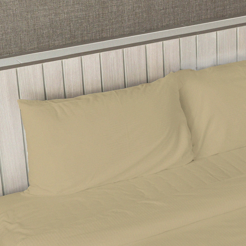 Sateen Sheet Set, California King, Cream