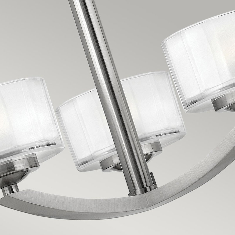 Bellevue Glass Semi Flush Mount