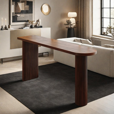 Table de bar simple en bois massif
