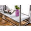 Saniyah 121.92cm Glass Top Console Table-1386295306