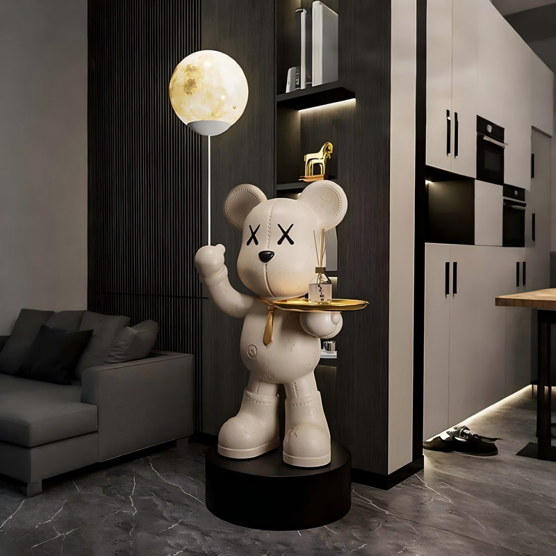 Creamy Style Violent Bear Floor Ornament