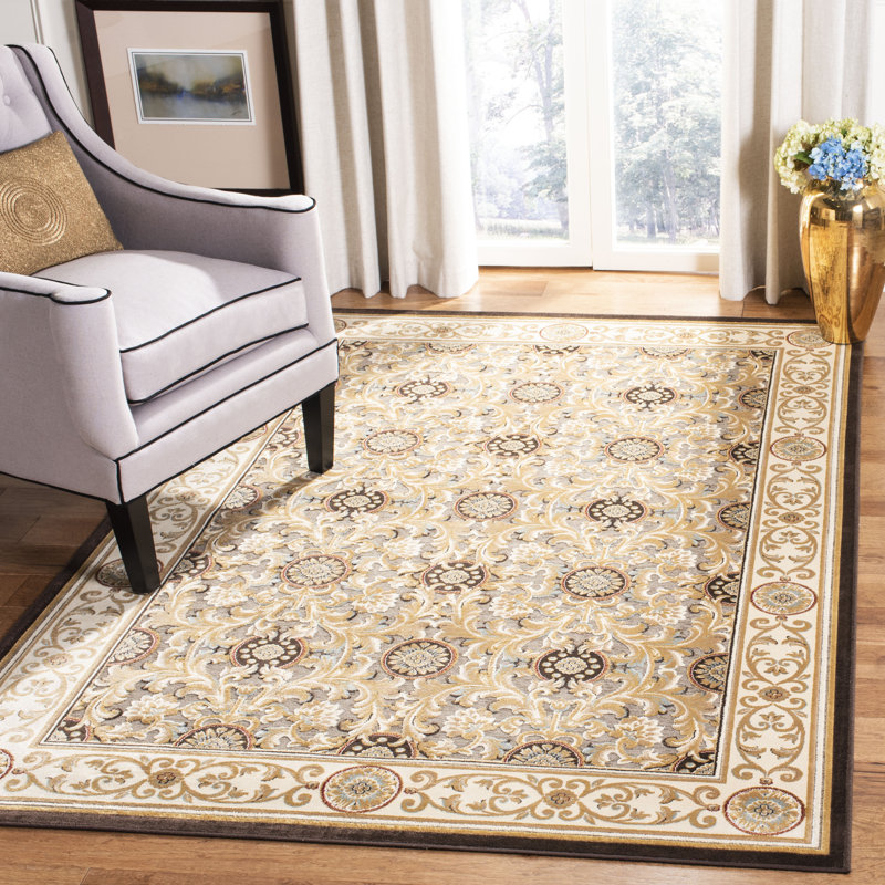 Bailee Performance Oriental Rug, Rectangle 4' x 5'7"