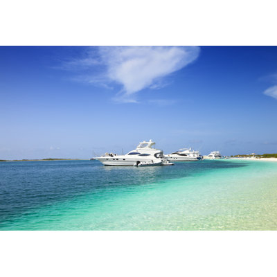 Luxury Yachts on Beach by Apomares