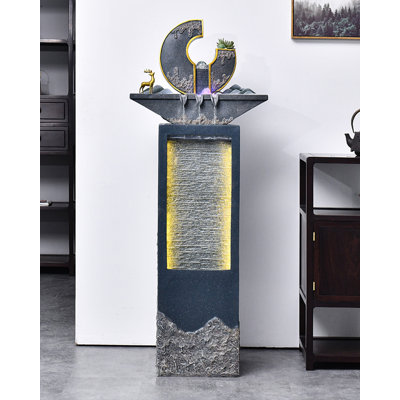 Ornement d'eau en résine de style chinois moderne