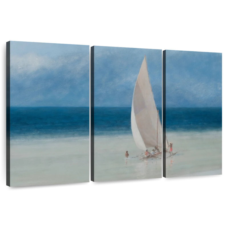 Gillard Fishermen Kilifi, 24" H x 38" W