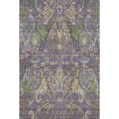 Premium Machine Washable Gurubaksh AMF1153 Global Rug