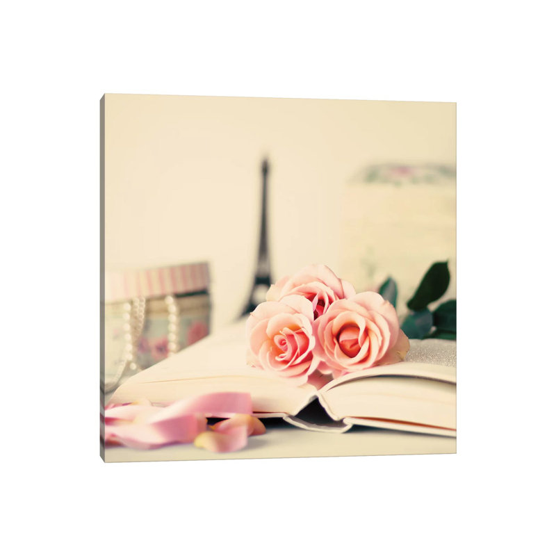 French Decors by Caroline Mint - Print on Canvas, 30.48 cm H x 30.48 cm W, Wrapped Canvas