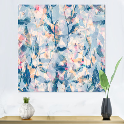 " Pink And Shades Of Blue "