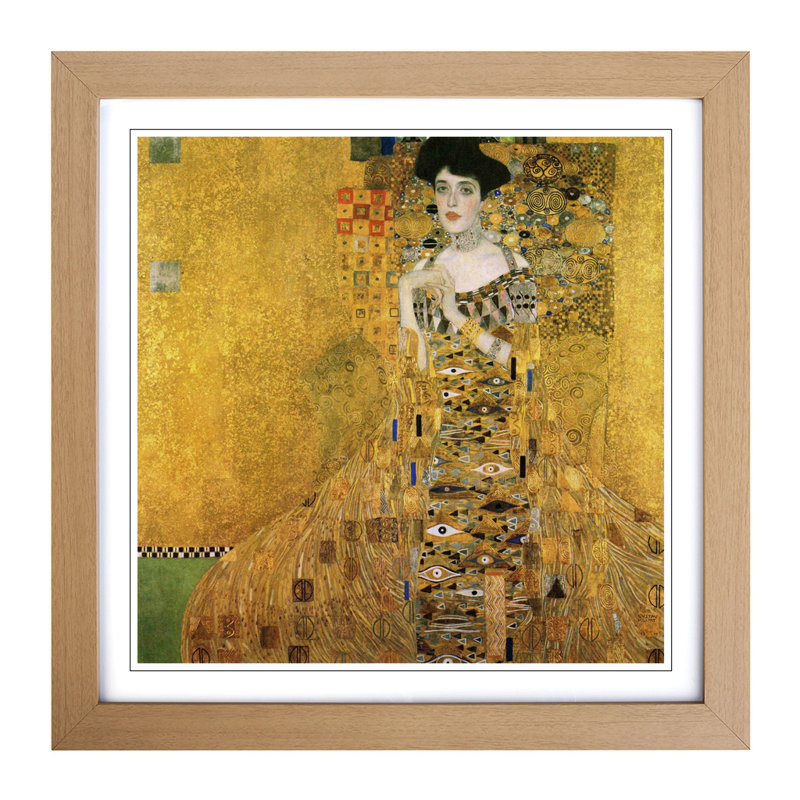 Gustav Klimt - Single Picture Frame Painting, Oak