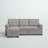 Yosef Upholstered L-Shaped Sectional Reversible-704676663