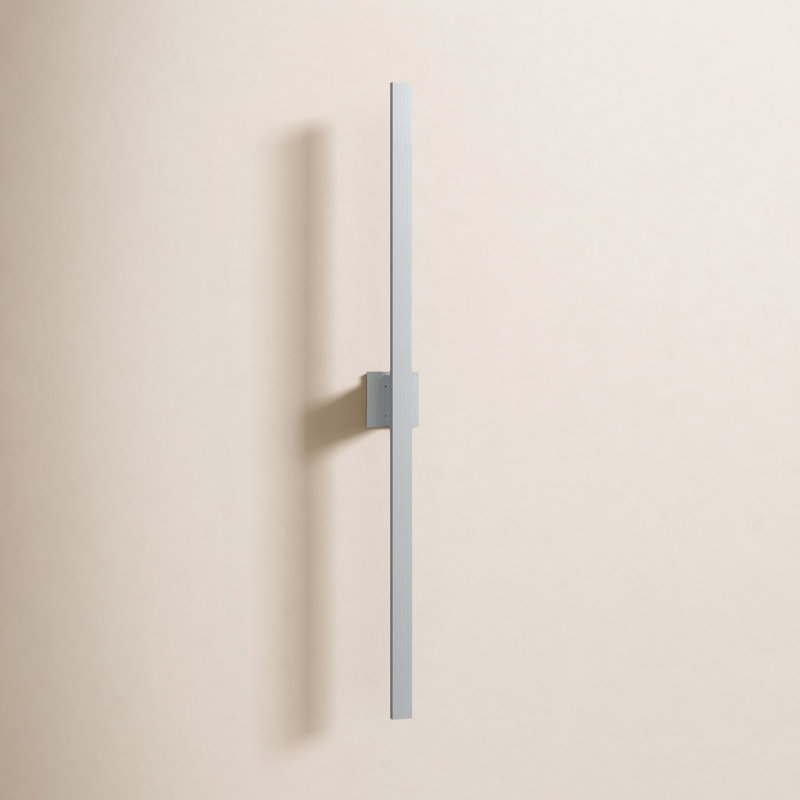 Replay LED Wall Light, Satin Aluminum