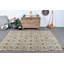 Tapis beige antique d'Anatolie antique idéal pour la chambre à coucher et les cadeaux décoratifs brun / beige