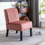Ensemble de 2 chaises en velours Mid-Century modernes - Rose - Capitonnage-1740897645
