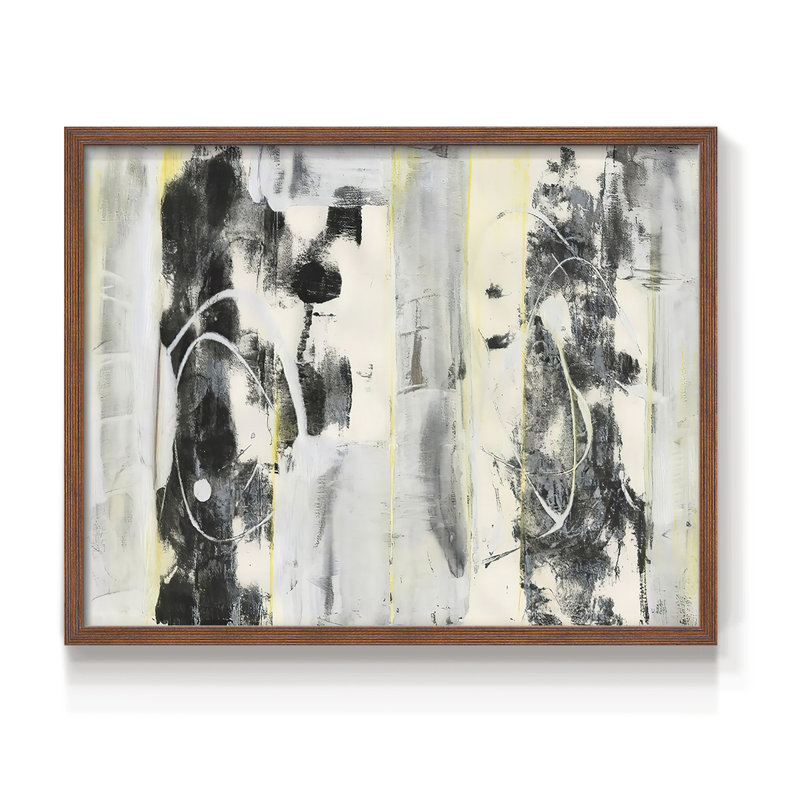 «Debout grand I», reproduction encadrée, Noyer, H 11 po x l 14 po